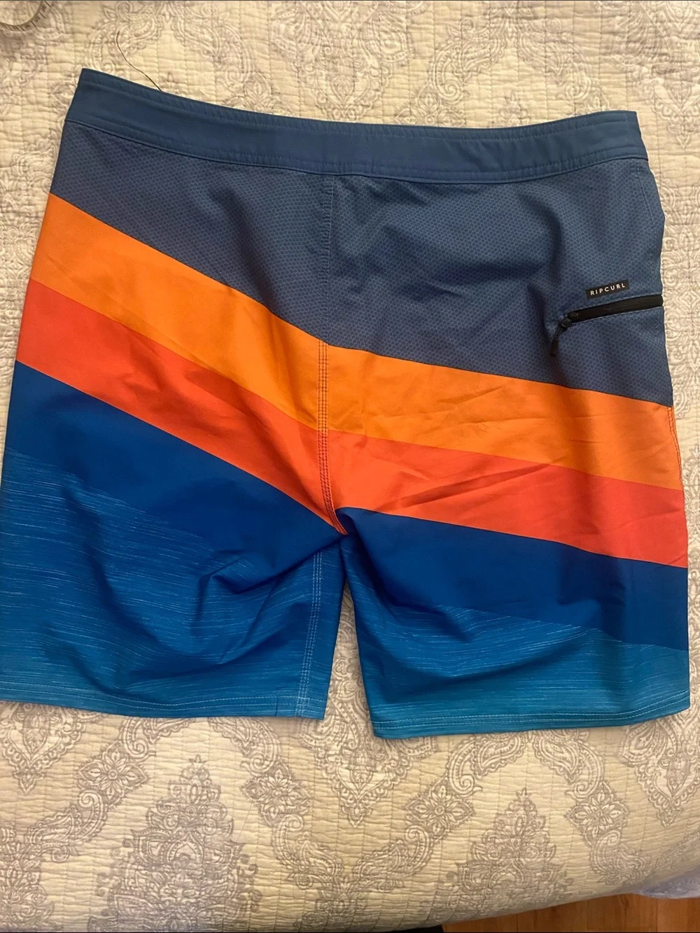 Rip Curl Mirage Blue, Orange & Red Men's Board Shorts